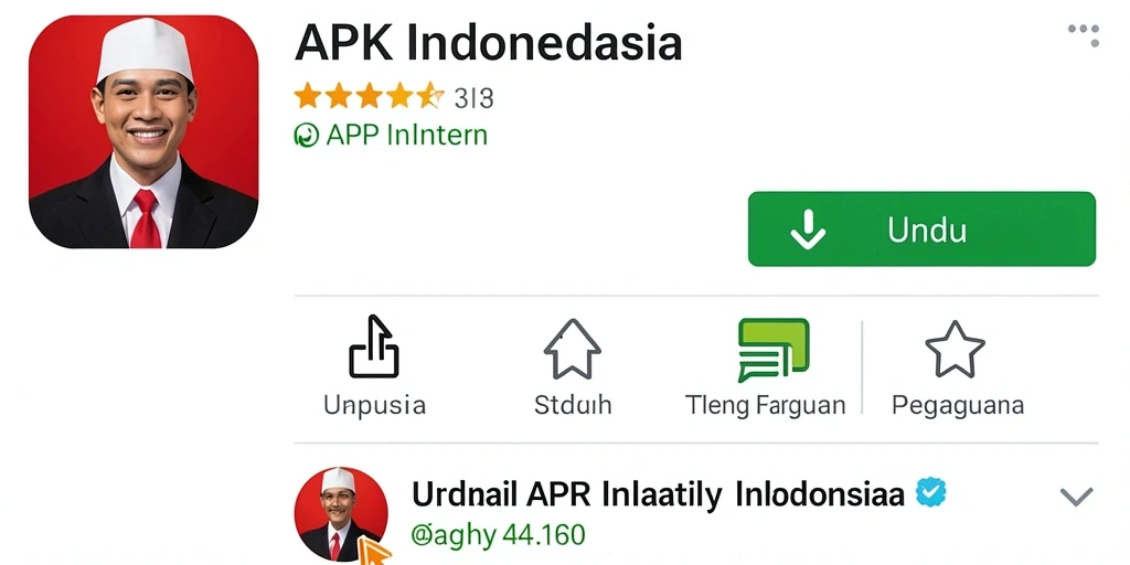Screenshot menunjukkan antarmuka utama yang menarik.
