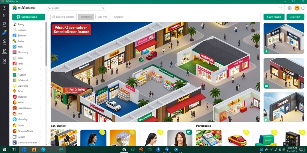 Tangkapan layar menunjukkan fitur utama BPO777.