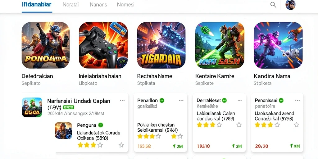 Tampilan awal penuh warna menarik perhatian.