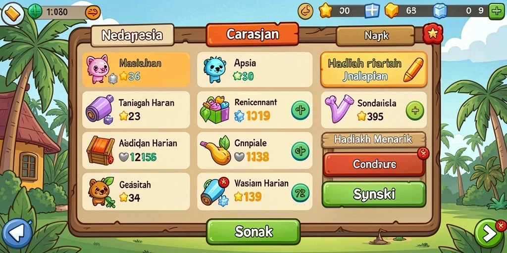 Tampilan antarmuka yang menarik dan intuitif.