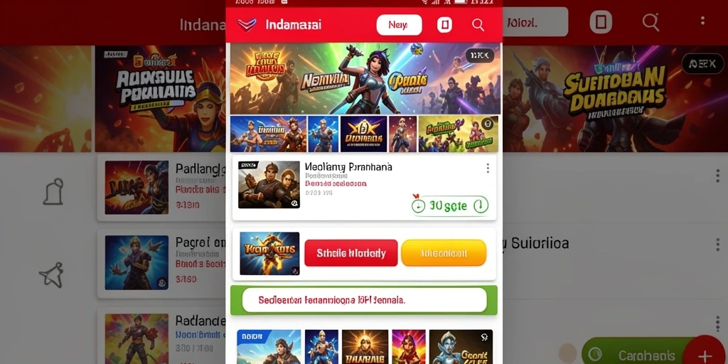 Tangkapan layar dari dunia permainan yang luas.