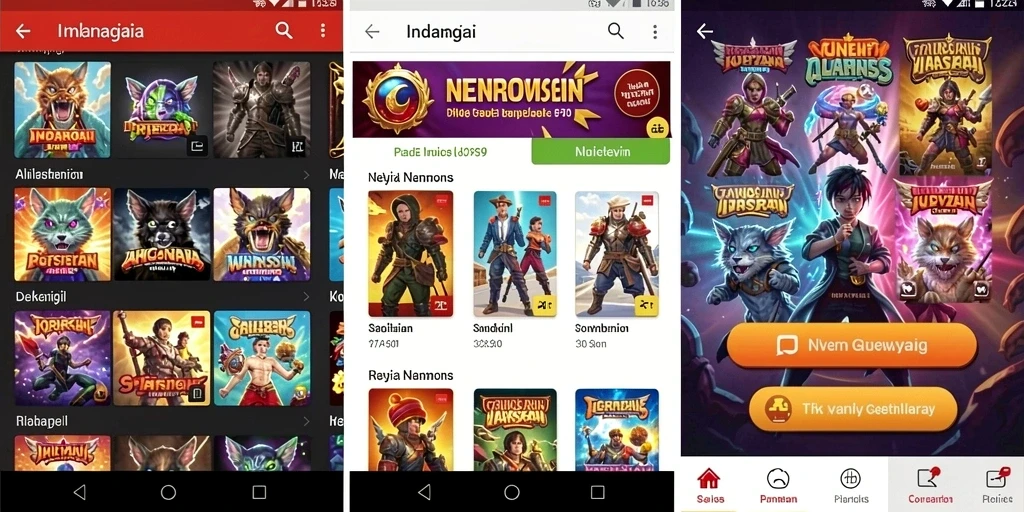 Tampilan antarmuka yang menarik dan user-friendly.