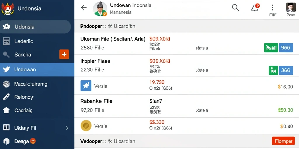 Tampilan antarmuka yang user-friendly.