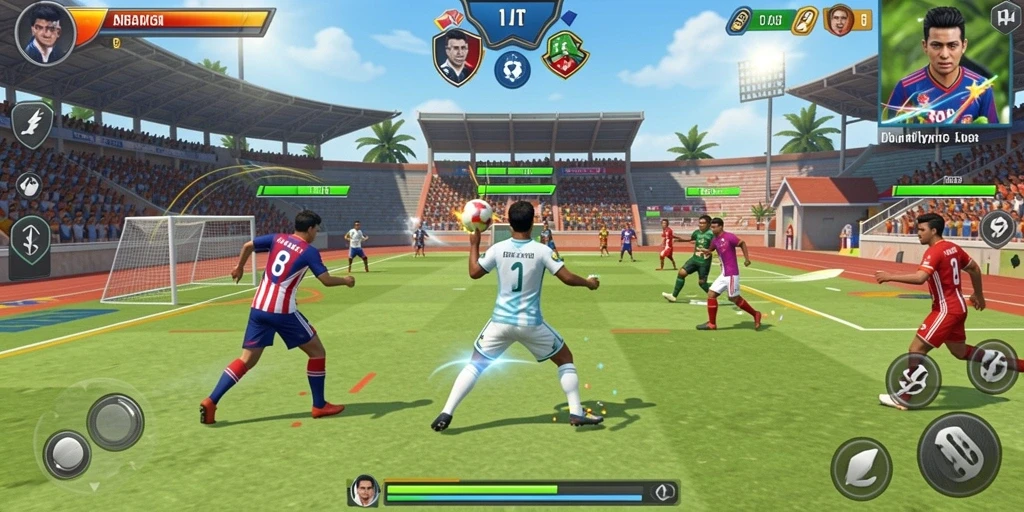Tampilan awal permainan yang mengesankan.