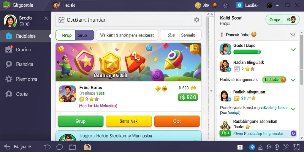 Tampilan awal permainan yang menarik.