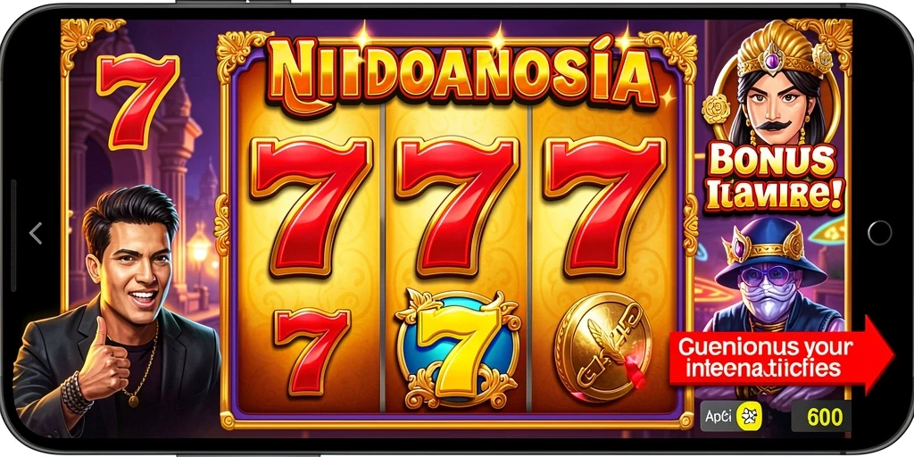Tampilan awal permainan NUTS777 yang menawan.