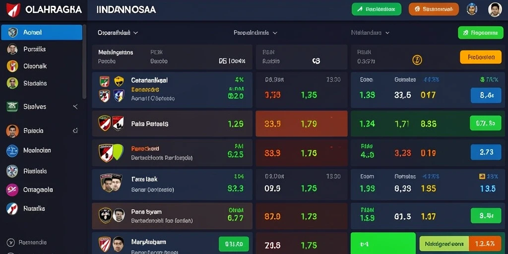 Tampilan utama aplikasi dengan banyak pilihan permainan.