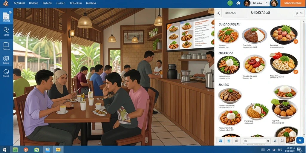 Tampilan antarmuka RPOK yang menarik dan intuitif.