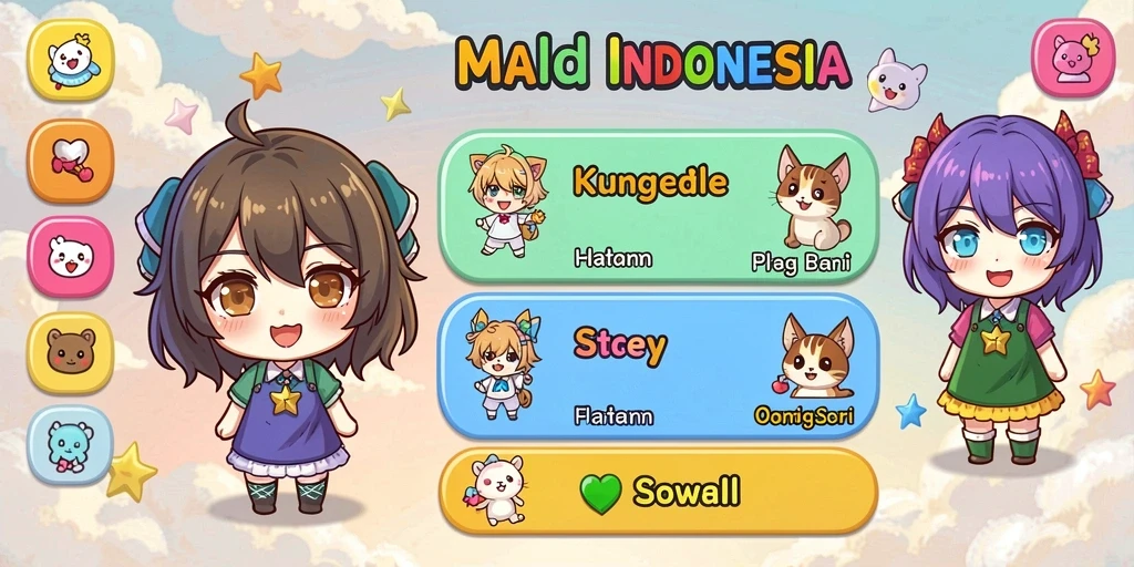 Tampilan menu utama SM605 yang menarik.