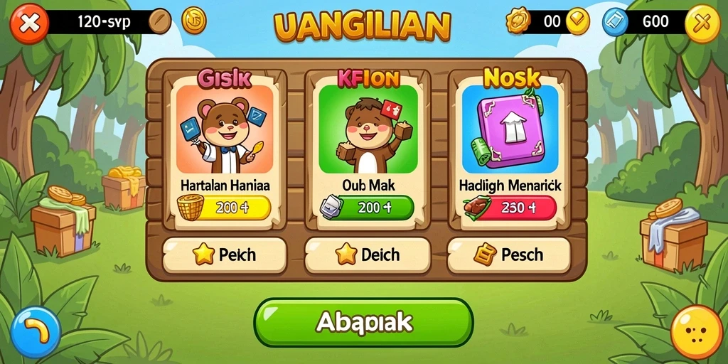Tampilan awal yang menarik dan intuitif.