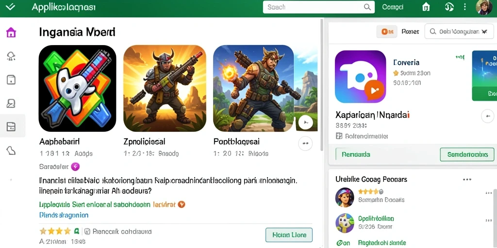 Tampilan awal game yang menarik dan ramah pengguna.