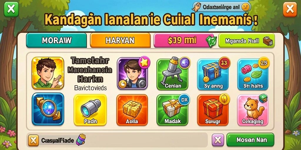 Tampilan antarmuka yang modern dan menarik.