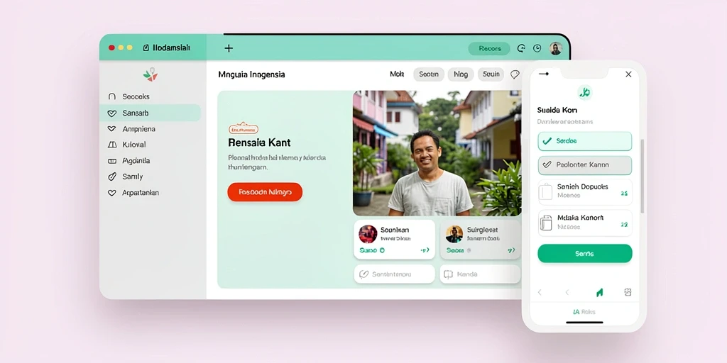 Tampilan menu utama yang menarik dan intuitif.