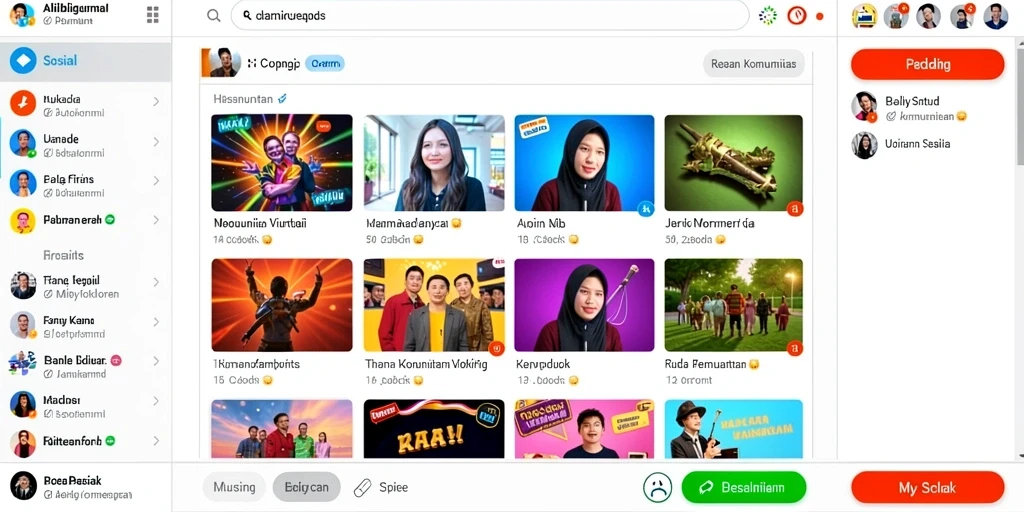 Tampilan awal yang menarik dan penuh warna.